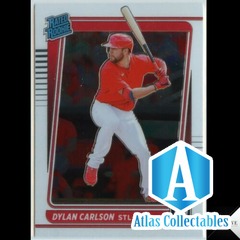 2021 Donruss Optic Dylan Carlson #37 Rated Rookie Cardinals